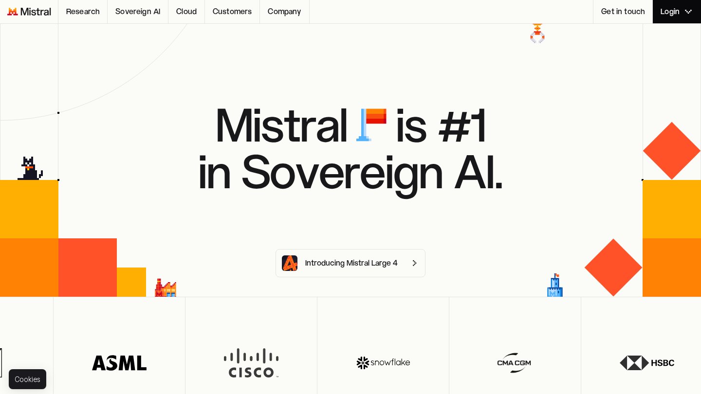 Mistral AI official website