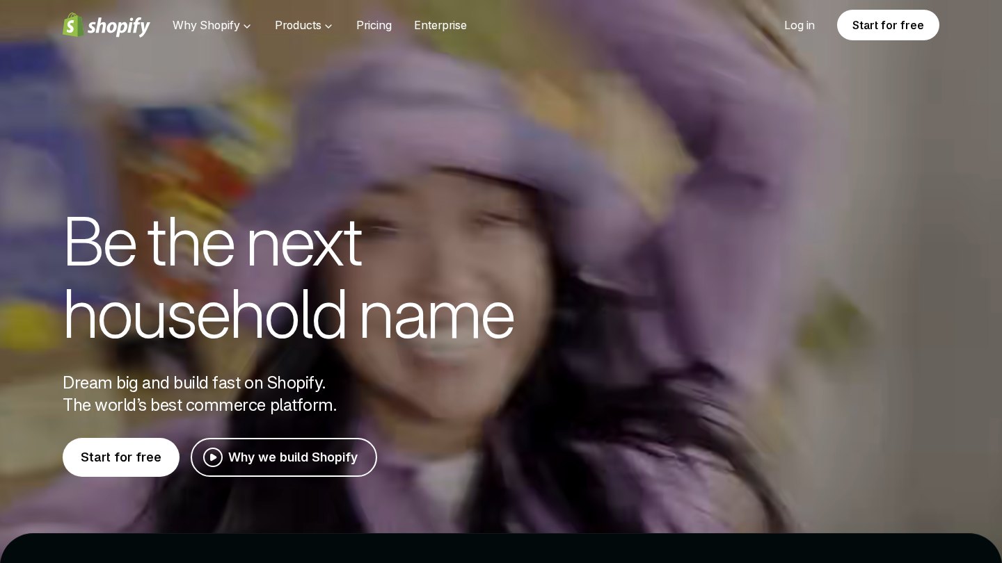 Shopify official website