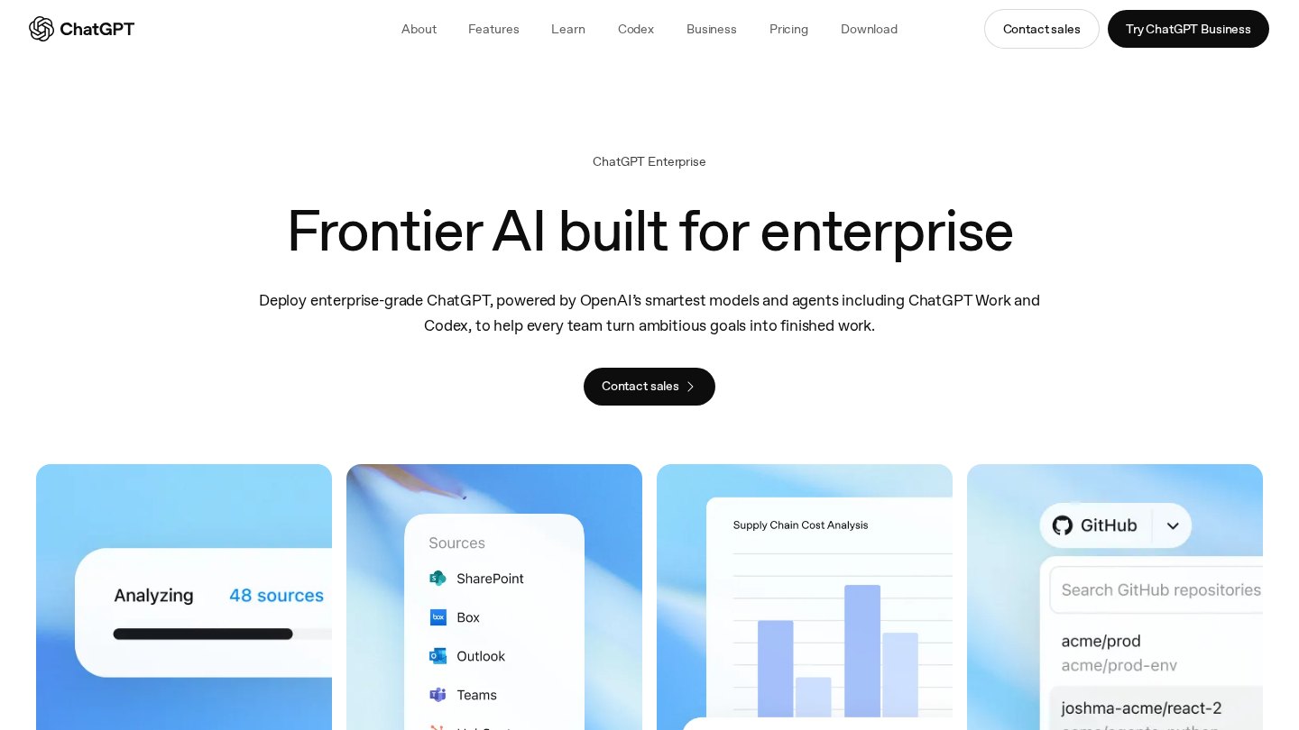 ChatGPT official website